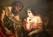 Eugene Delacroix Cleopatra and the Peasant France oil painting artist